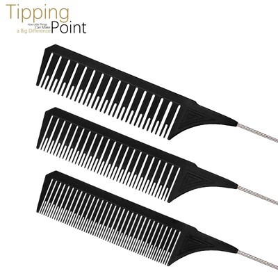 3 Pintail Comb Parting Comb Women's Hair Comb