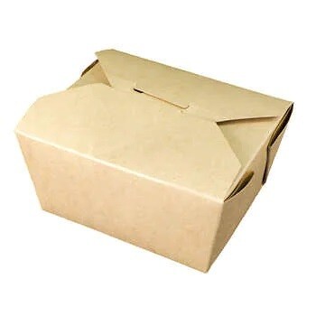 Fold-Pak Bio-Plus Earth Take Out Box, Size #1, Kraft, 450 ct Fold-Pak Bio-Plus Earth Take Out Box, Size #1, Kraft, 450 ct