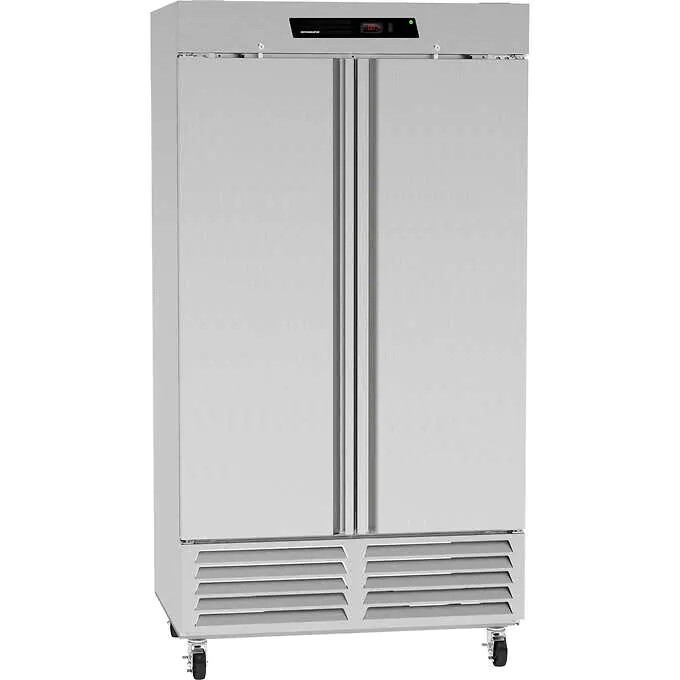 Kutano Two Door Reach-In Refrigerator, Stainless Steel