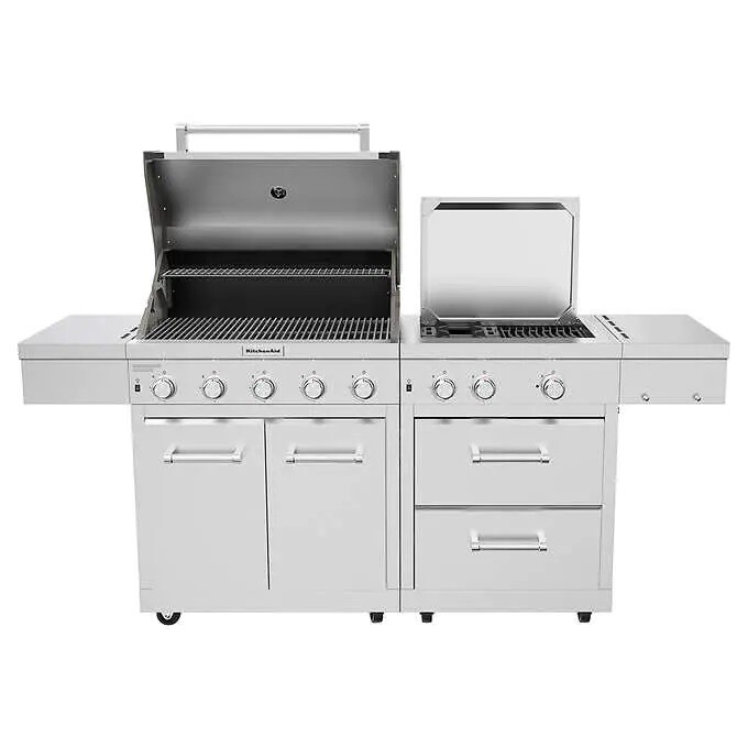 KitchenAid Stainless Steel 8-Burner Grill