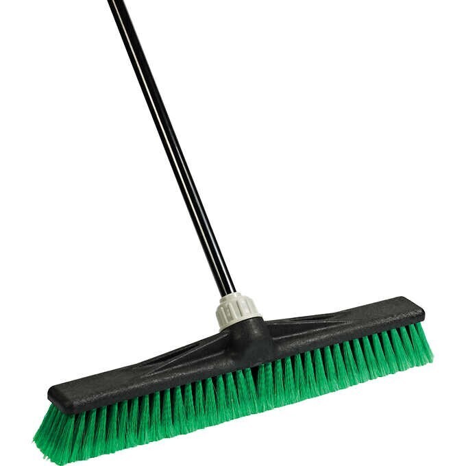 O-Cedar 24'' Push Broom, Black
