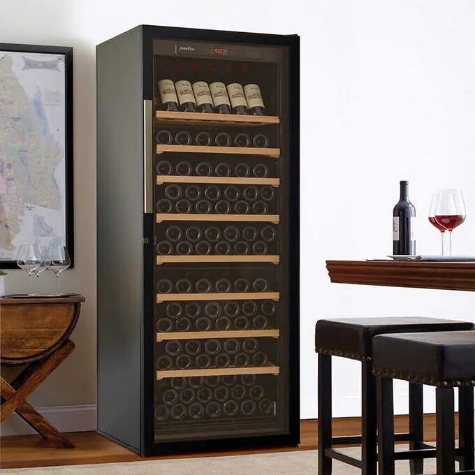 Artevino III by EuroCave 200 Bottle Free Standing Wine Cellar with Display Shelf Artevino III by EuroCave 200 Bottle Free Standing Wine Cellar with Display Shelf