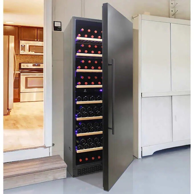 Vinotemp 300-Bottle Wine Cooler with Digital Control Panel and Dual Zone Cooling