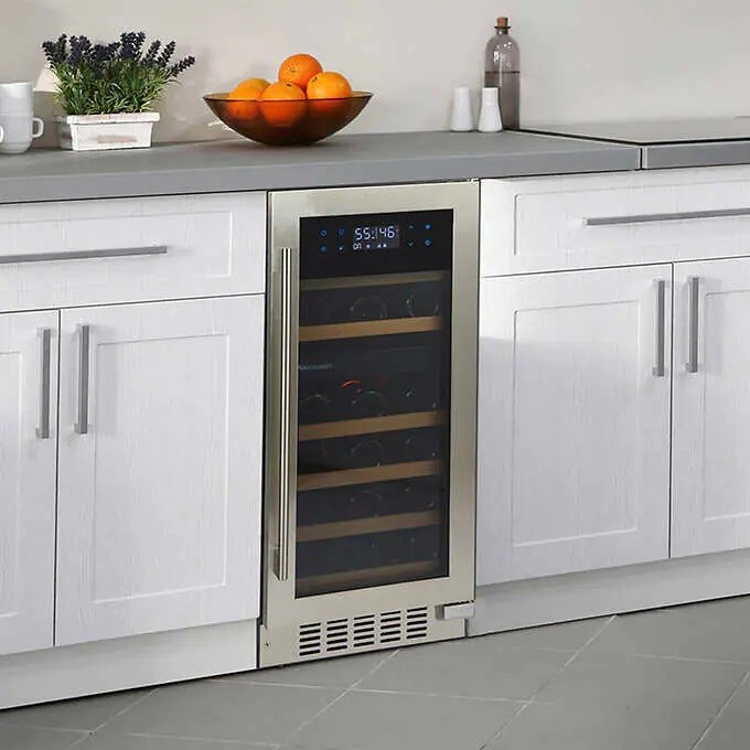 Wine Enthusiast SommSeries 29 Bottle Dual Zone Wine Cellar