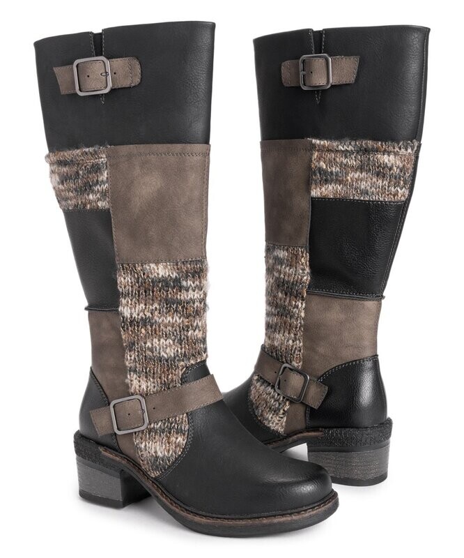 Patch Buckle-Detail Arya Boot - Women