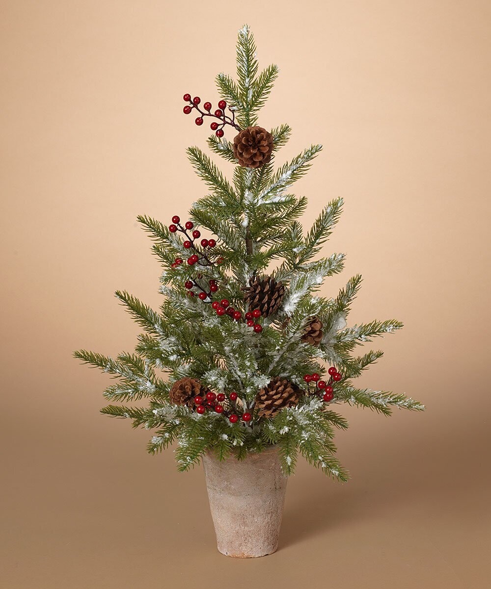 26'' Potted Berry Pine Tree 26'' Potted Berry Pine Tree
