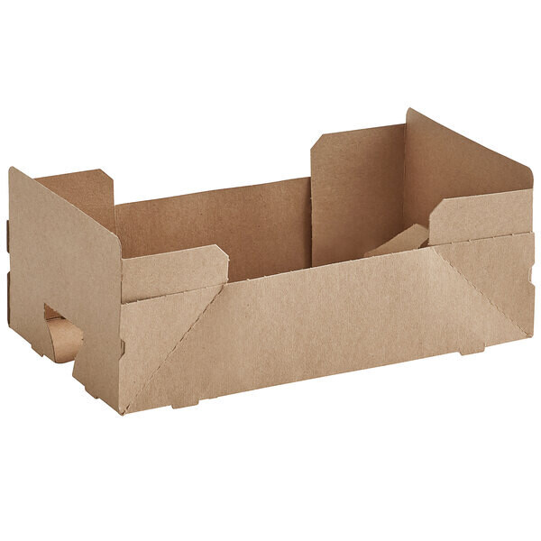 4 Cup Kraft Pop-Up Tray and Cup Carrier - 400/Case 4 Cup Kraft Pop-Up Tray and Cup Carrier - 400/Case