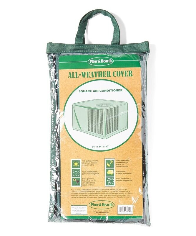 Green Air Conditioner Cover