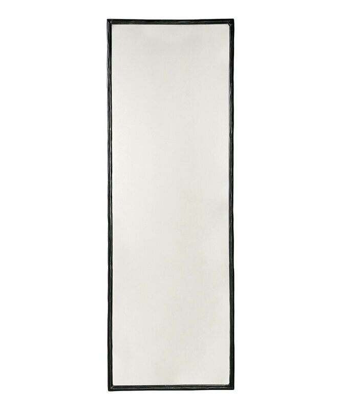 Antiqued Black Ryan-dale Rectangle Mirror
