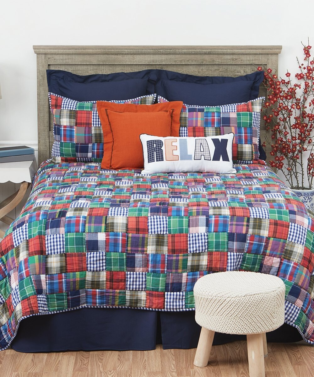 Dogwood Market | Multi-color Patchwork Plaid Quilt Dogwood Market | Multi-color Patchwork Plaid Quilt