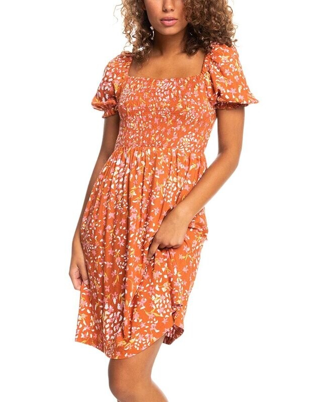 Roxy | Baked Clay Dancing Floral Hello Petal Puff-Sleeve Dress - Juniors
Roxy
