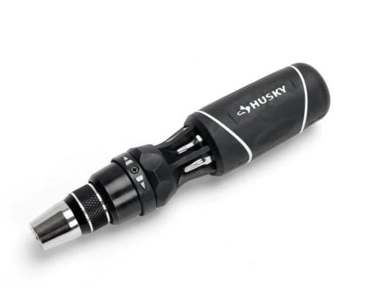 Quick-Load Ratcheting Screwdriver 12 in 1