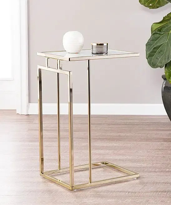 Table-Champagne & White Col bi Fauc Marble C