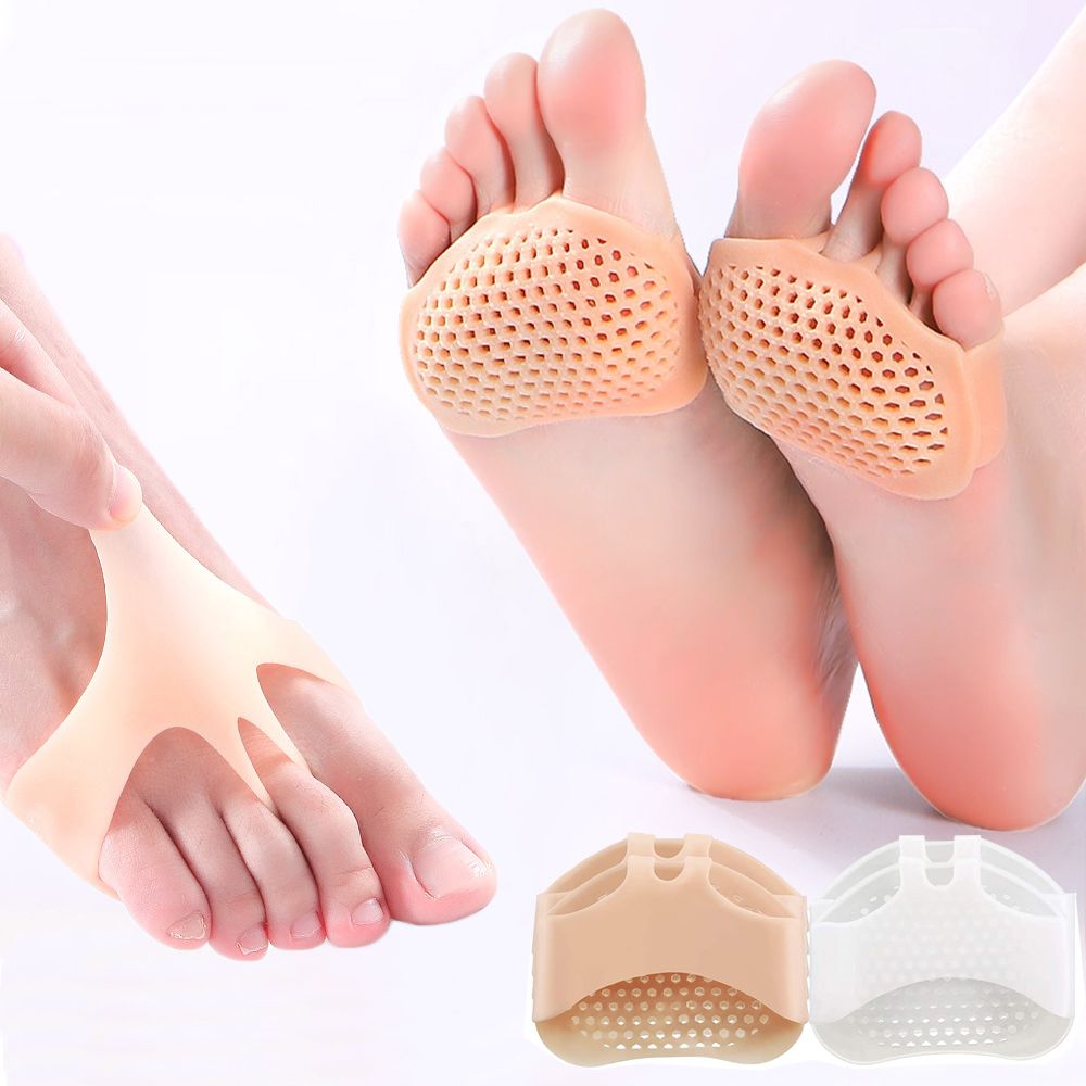 2Pairs Silicone Forefoot Pads Women High Heels Shoes Accessories 2Pairs Silicone Forefoot Pads Women High Heels Shoes Accessories