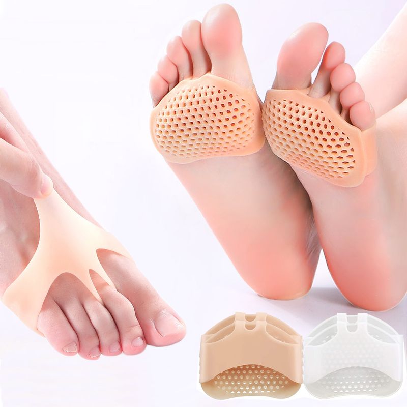 2Pairs Silicone Forefoot Pads Women High Heels Shoes Accessories