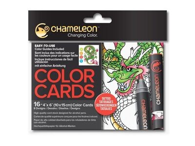 Chameleon Color Cards Tattoo
