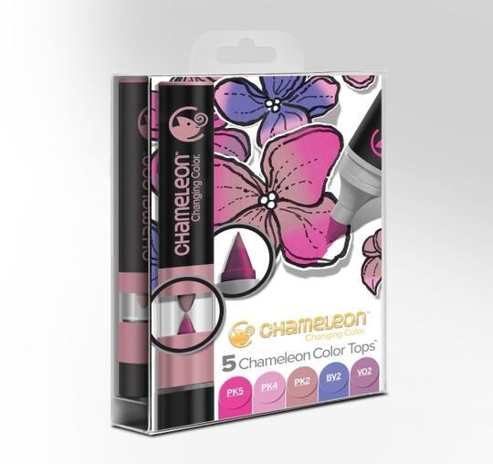 Chameleon Color Tops Floral Tones 5 Pen Set