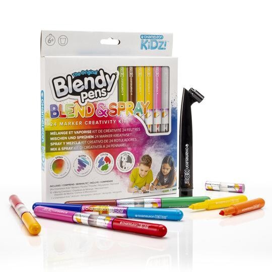 Chameleon Kidz Blend and Spray 24 Color Creativity Kit