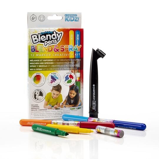 Chameleon Kidz Blend and Spray 12 Color Creativity Kit