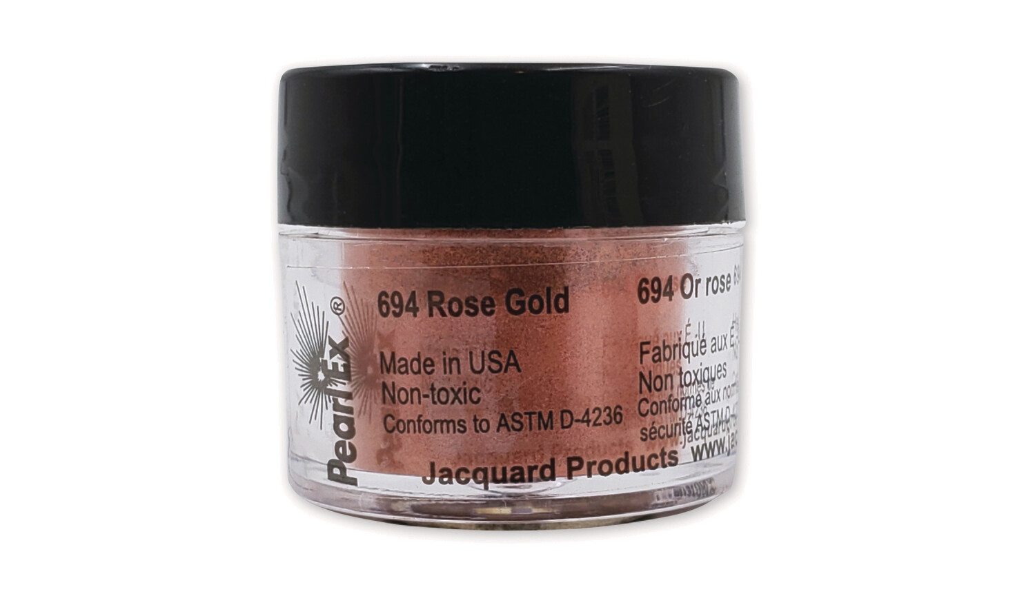 Pearl Ex Powdered Pigments, 3 gram-Rose gold