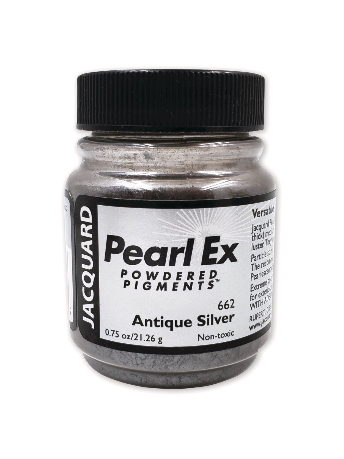 Pearl Ex Powdered Pigments- Antique Silver