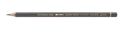 CARAN D'ACHE TECHNALO WATER-SOLUBLE GRAPHITE PENCILS-RGB RED 575