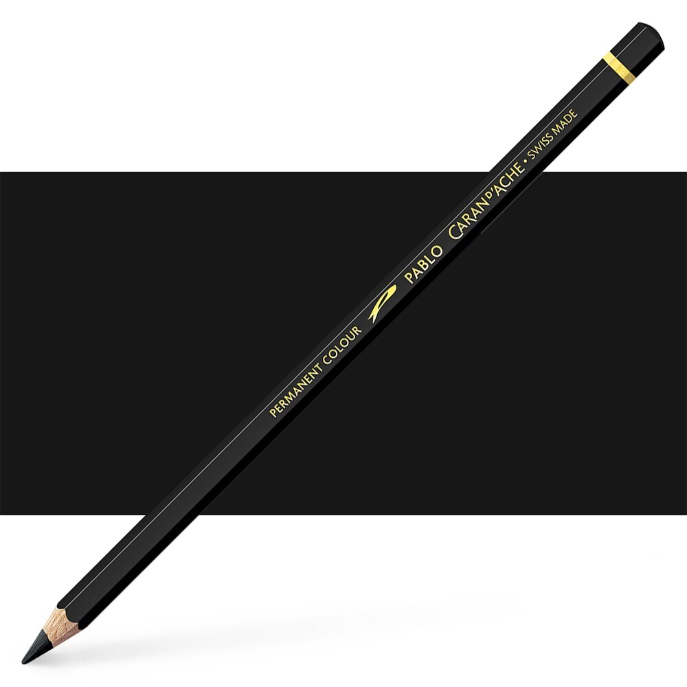Caran D'ache Pablo Colored Pencil-Black