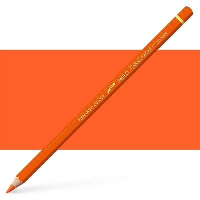 Caran D'ache Pablo Colored Pencil-Reddish orange