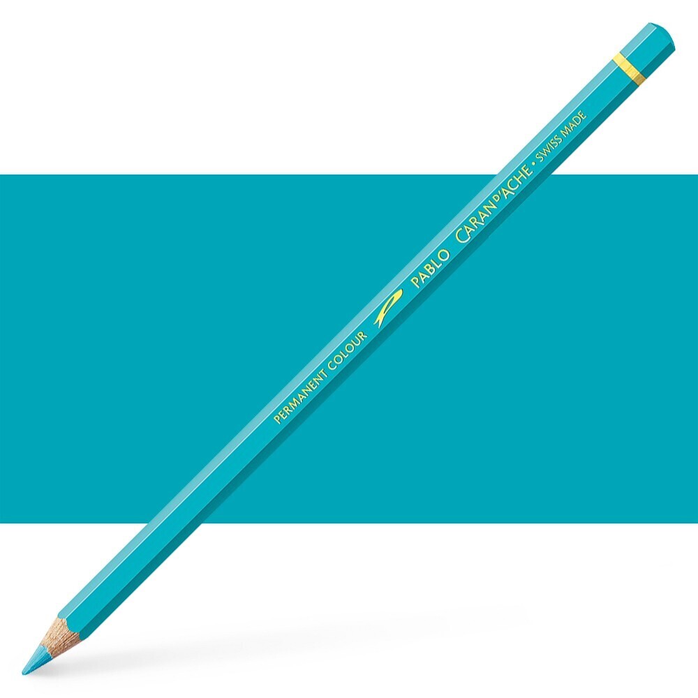 Caran D'ache Pablo Colored Pencil-Turquoise blue