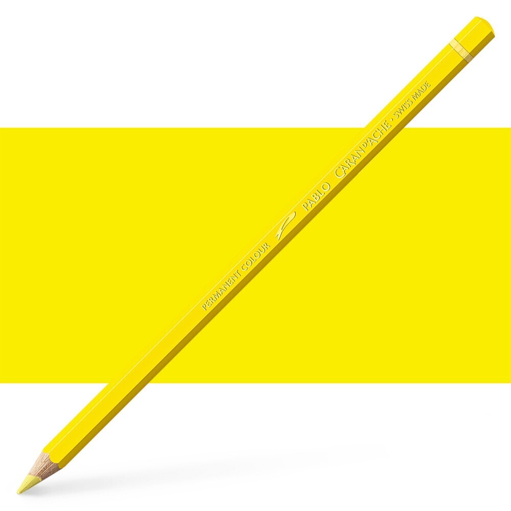 Caran D'ache Pablo Colored Pencil-Lemon Yellow