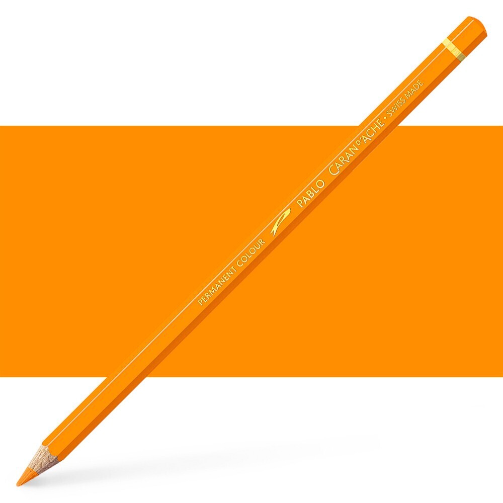 Caran D'ache Pablo Colored Pencil-Fast orange