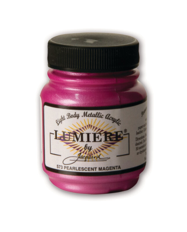 Jacquard Lumiere Paint - Pearlescent Magenta