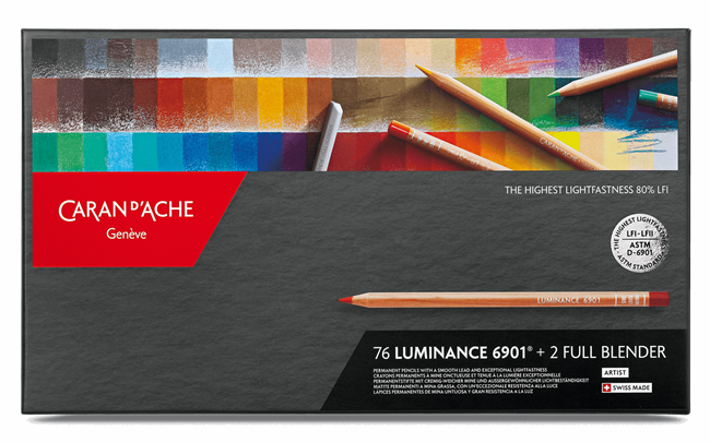 Caran Dache Artist Luminance Color Pencil 76 Shades