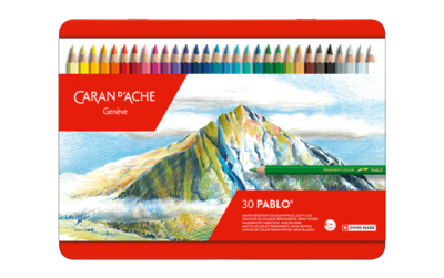 Caran Dache Artist Pablo Color Pencils 30 Shades