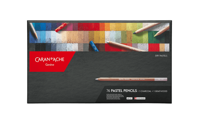 Caran Dache Artist Pastel Pencil Assortment 76 Shades