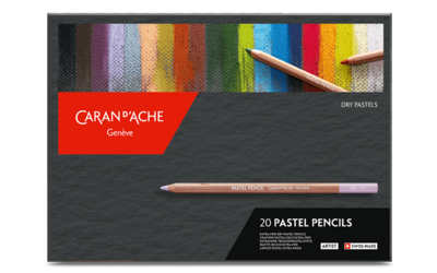 Caran Dache Artist Pastel Pencil 20 Shades Box