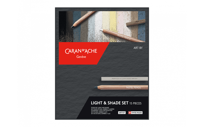 Caran Dache Light & Shade 15 Piece Sketching Set