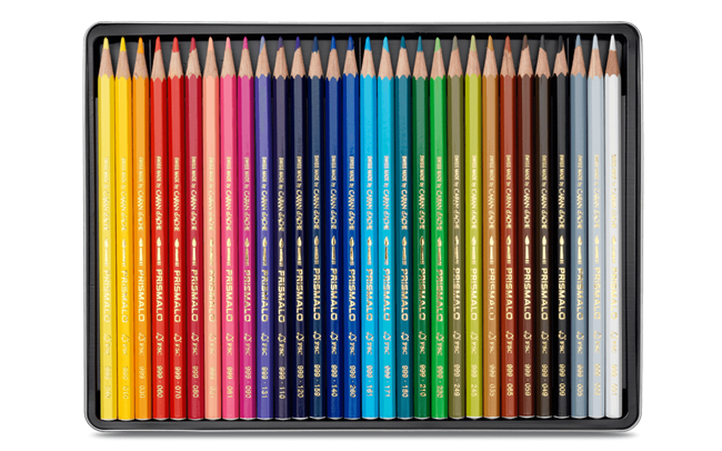 Caran dAche Caran Dache Prismalo Aquarelle Artist Watercolour Pencil Colour Metal Case Set 