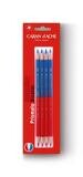 Caran Dache Prismalo Bicolor 4 Pc Blue&amp;Red Blister Pack