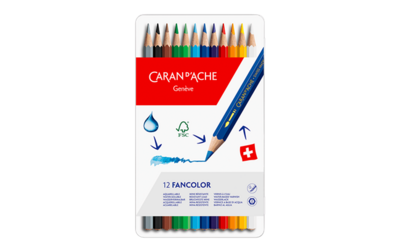Caran Dache Fancolor Pencils Assorted 12 pcs