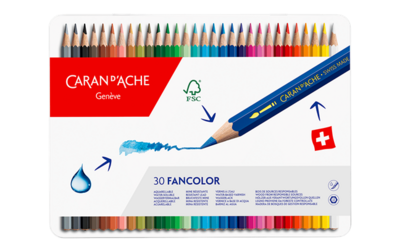 Caran Dache Fancolor Pencils Assorted 30 Pcs