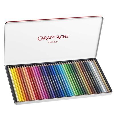 Caran D&#39;Ache Swisscolor Watercolor Pencils  40 Shades