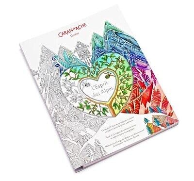 Caran Dache A4 Coloring Book for Adults