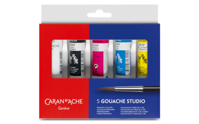 Caran Dache Gouache Studio Colour Tubes 21 ml 5 Shades