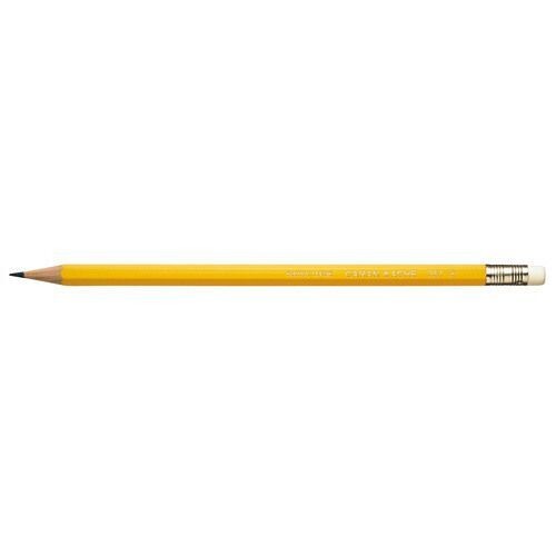 Caran Dache Yellow Graphite Pencil Fsc with Eraser