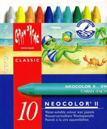 Caran Dache Classic Neocolor II Summer Ass. 10PCS