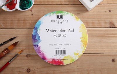 Artrack Round WaterColor Paper Pad 190 mm 20 Sheets