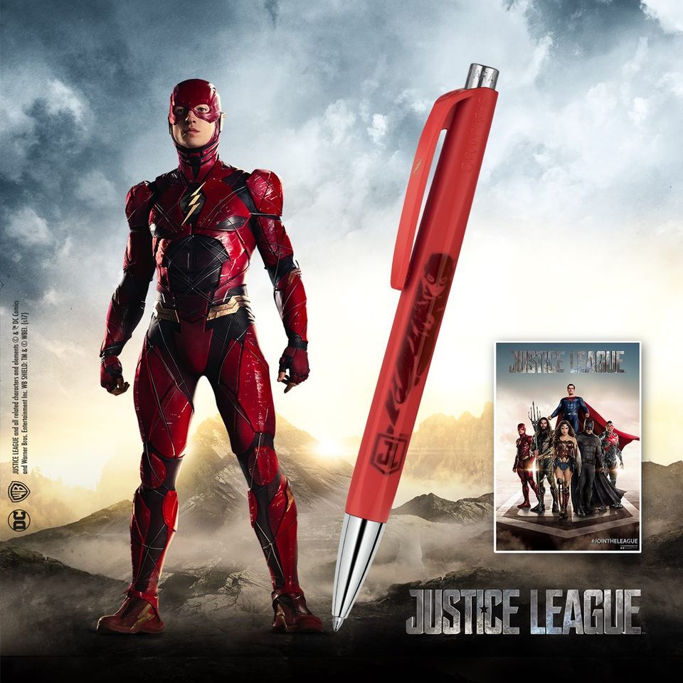 Caran d'Ache Justice League 888 Infinite Flash Ballpoint Pen Special Ed. 
