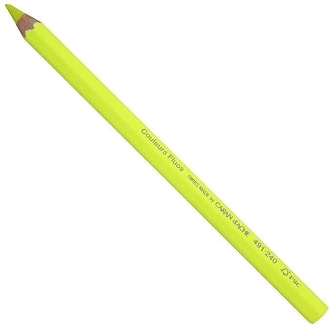 Caran d'Ache Colorblock Maxi Fluo Colored Pencils