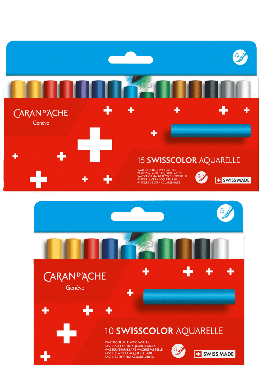 Caran D&#39;Ache Swisscolor  1/2 Water-Soluble Aquarelle Pastel color For Artist